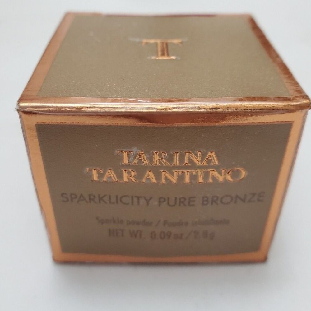 New! TARINA TARANTINO Sparklicity Pure Bronze Sparkle Powder Shimmer 0.09Oz 2.8G
